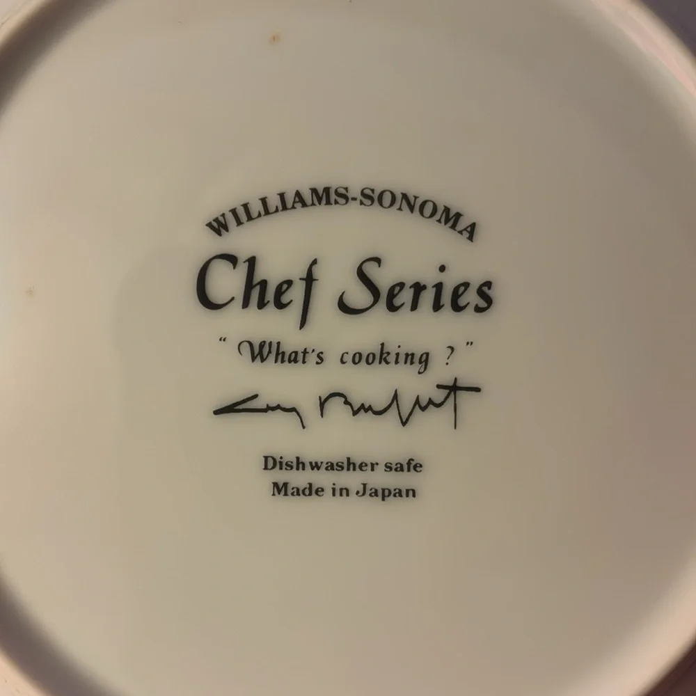 Williams Sonoma Chef Series 7 7/8 salad/dessert Plate. Set of 6.